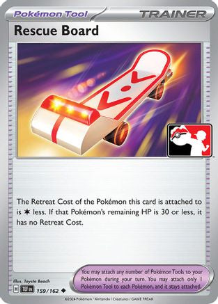 Rescue Board 159/162 - Holofoil Prize Pack Series Cards - Uncommon