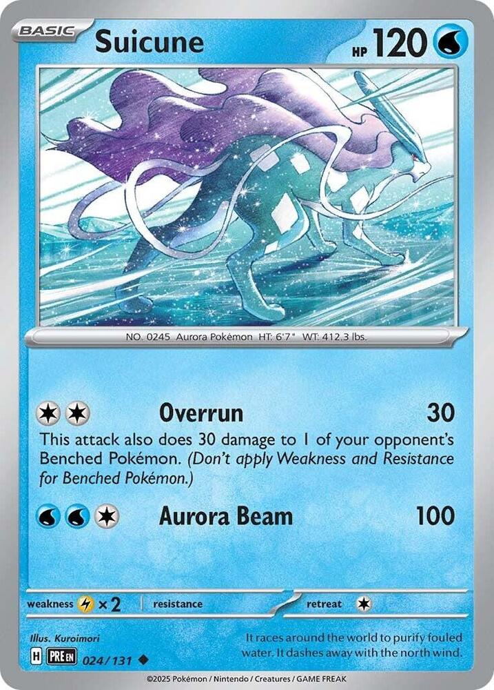 Suicune - 024/131 - Uncommon - Reverse Holofoil