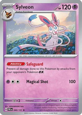Sylveon 040/131 - Holofoil SV Prismatic Evolutions - Rare