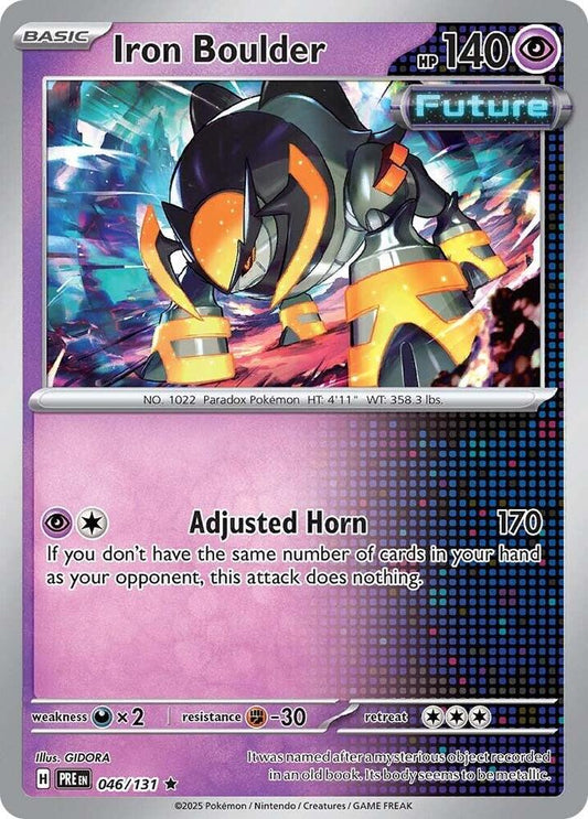 Iron Boulder - 046/131 - Rare - Reverse Holofoil