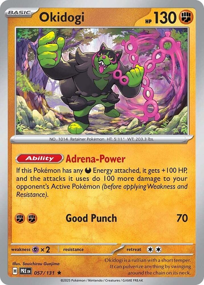Okidogi - 057/131 - Rare - Reverse Holofoil