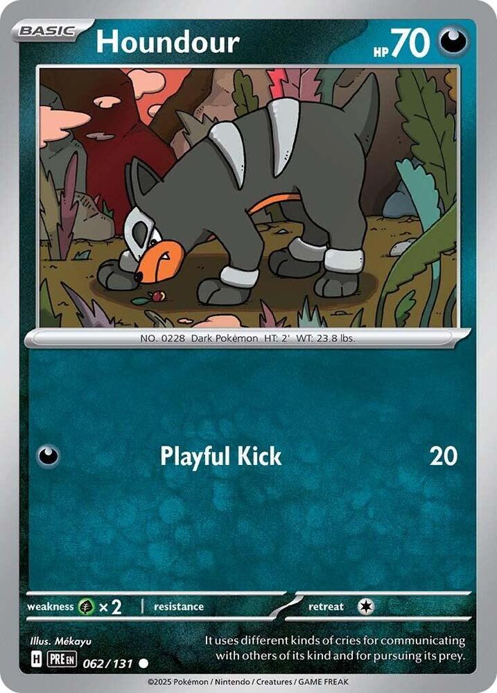 Houndour - 062/131 - Common - Reverse Holofoil