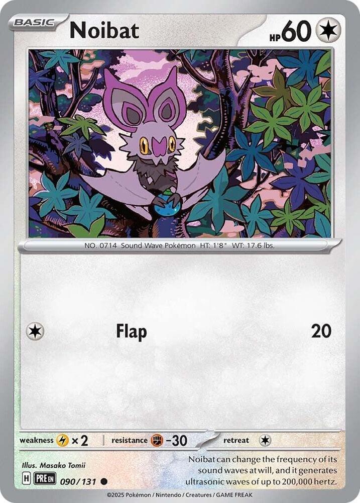 Noibat - 090/131 - Common - Reverse Holofoil