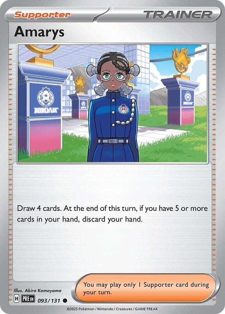 Amarys - 093/131 - Common - Reverse Holofoil