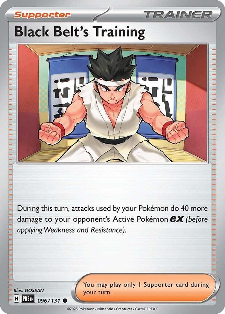 Black Belt's Training - 096/131 - Common - Reverse Holofoil