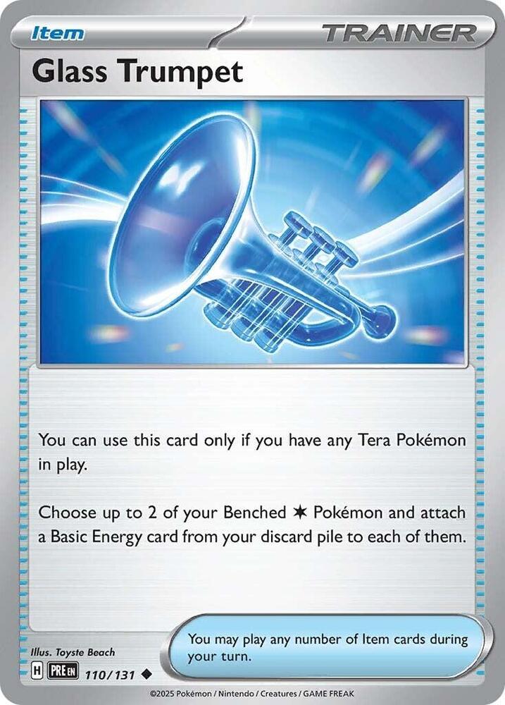 Glass Trumpet - 110/131 - Uncommon - Reverse Holofoil