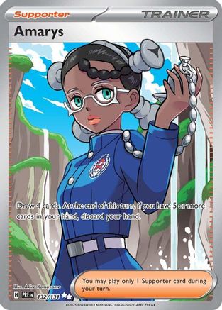 Amarys 132/131 - Holofoil SV Prismatic Evolutions - Ultra Rare