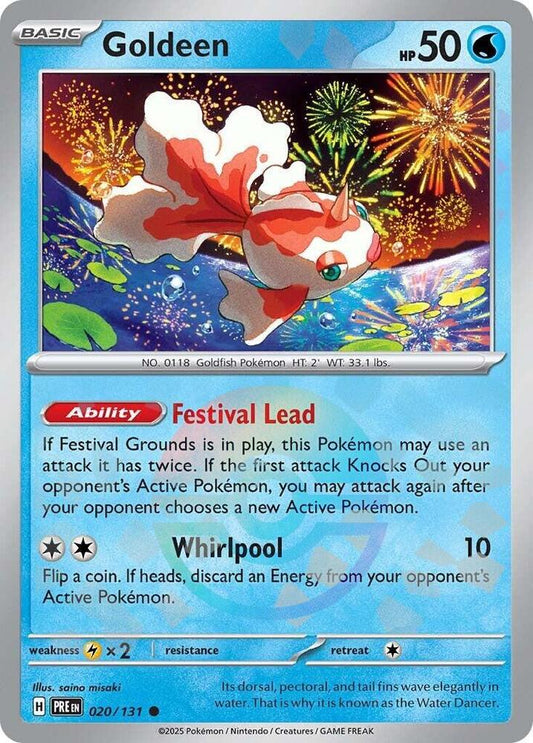 Goldeen (Poke Ball Pattern) - 020/131 - Common