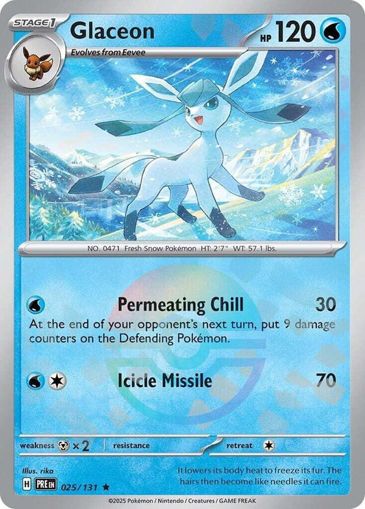 Glaceon (Poke Ball Pattern) - 025/131 - Rare