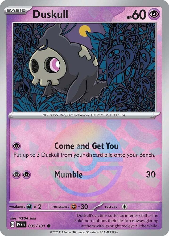 Duskull (Poke Ball Pattern) - 035/131 - Common