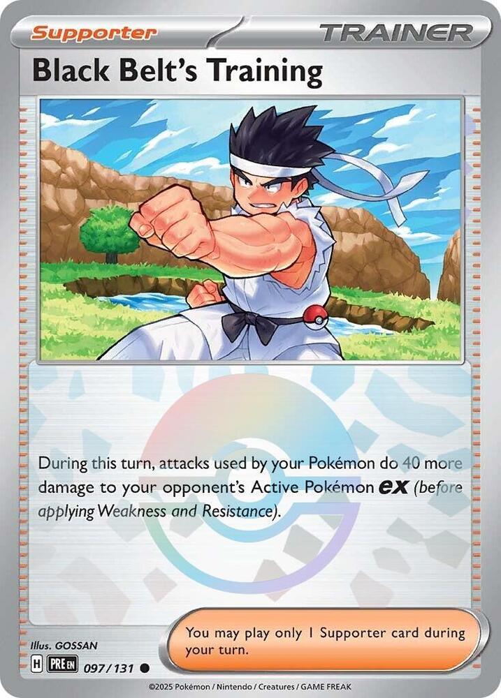 Black Belt's Training - 097/131 (Poke Ball Pattern) - Common