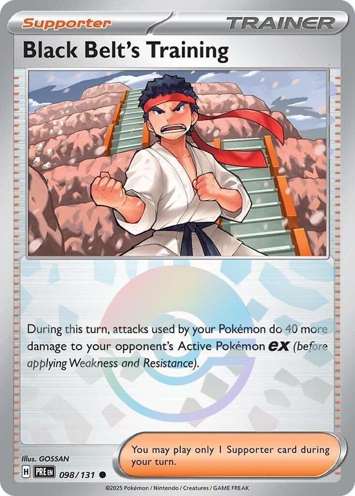 Black Belt's Training - 098/131 (Poke Ball Pattern) - Common