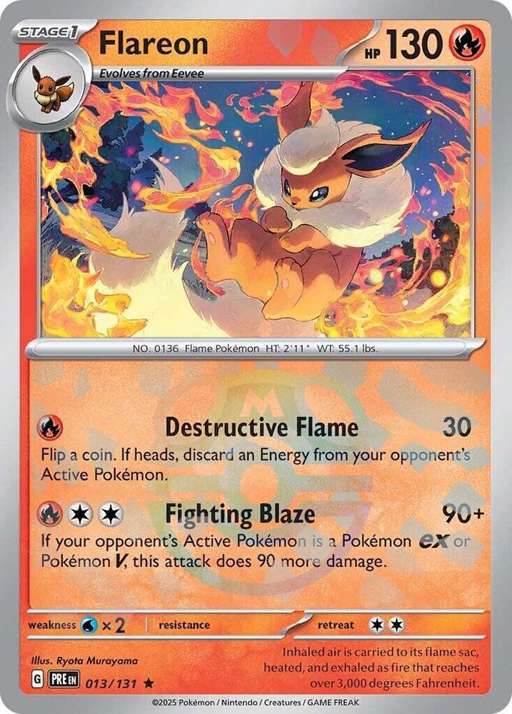 Flareon (Master Ball Pattern) - 013/133 - Rare