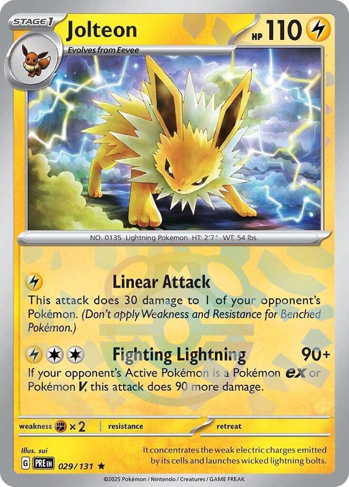 Jolteon (Master Ball Pattern) - 029/131 - Rare