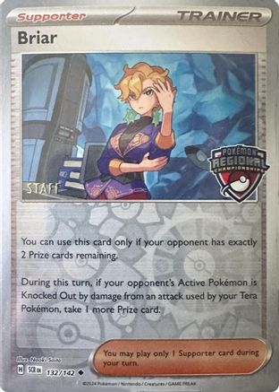 Briar 132/142 - Reverse Holofoil League & Championship Cards - Uncommon