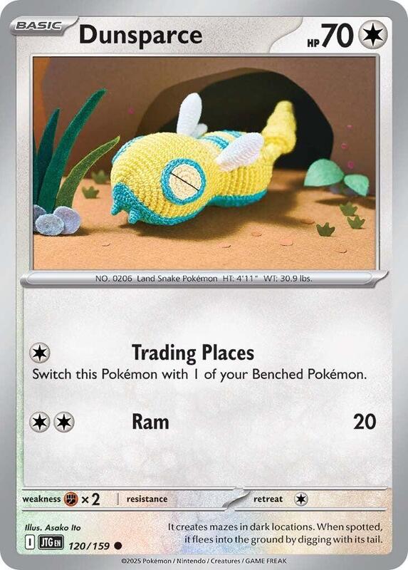 Dunsparce - 120/159 - Common - Reverse Holofoil