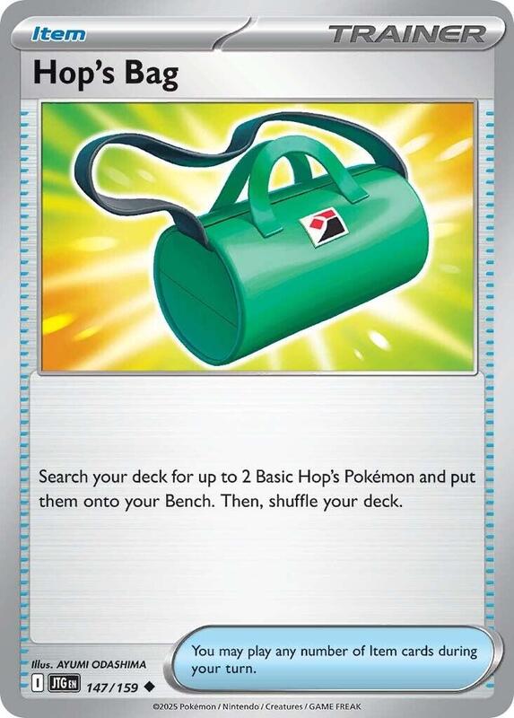 Hop's Bag - 147/159 - Uncommon - Reverse Holofoil