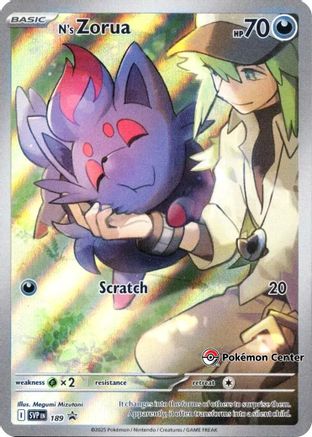 N's Zorua - 189 (Pokemon Center Exclusive) 189 - SV Scarlet Violet Promo Cards Holofoil