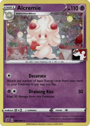Alcremie 087/192 - Holofoil League & Championship Cards - Promo