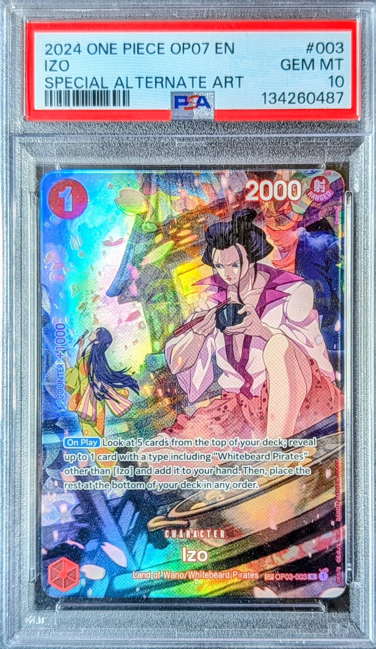 PSA 10 - Izo - OP03-003 (SP)