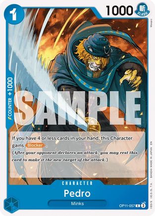 Pedro (OP11-057) - A Fist of Divine Speed