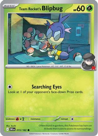 Team Rocket's Blipbug 015/182 SV10 Destined Rivals - Common