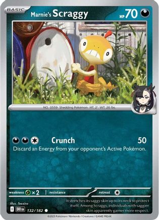 Marnie's Scraggy 132/182 SV10 Destined Rivals - Common