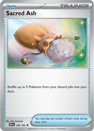 Sacred Ash 168/182 SV10 Destined Rivals - Uncommon