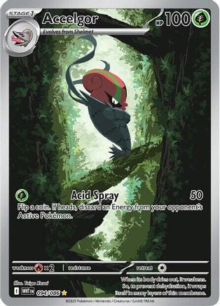 Accelgor 094/086 - Holofoil SV White Flare - Illustration Rare