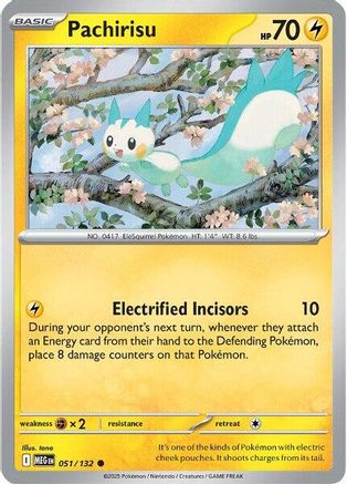 Pachirisu 051/132 ME01 Mega Evolution - Common