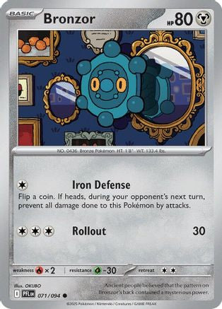 Bronzor 071 ME02 Phantasmal Flames - Common