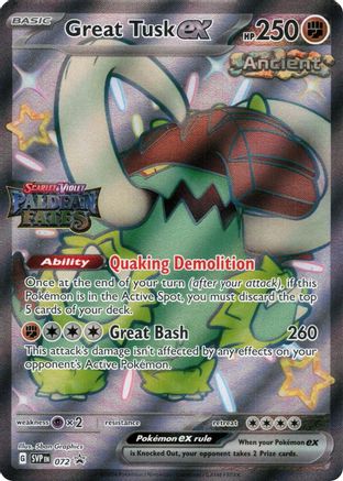 Great Tusk ex 072 - Holofoil Miscellaneous Cards & Products - Promo