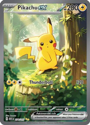 Pikachu ex 276/217 - Holofoil ME Ascended Heroes - Special Illustratio Ghost Games Pikachu ex 276/217 - Holofoil ME Ascended Heroes - Special Illustratio Ghost Games
