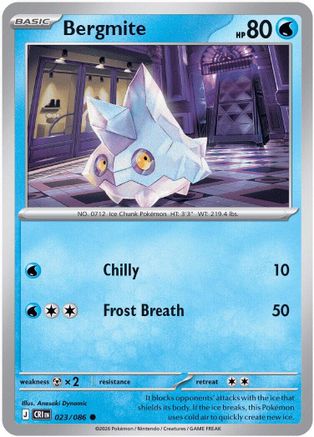 Bergmite 023 ME04 Chaos Rising - Common