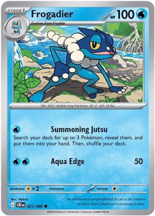Frogadier 021/086 ME04 Chaos Rising - Common