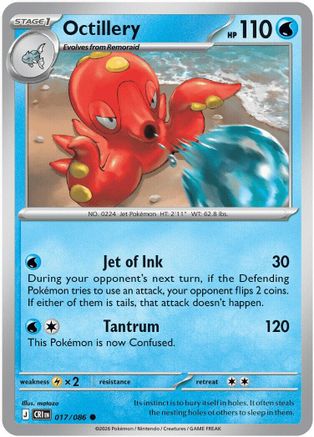 Octillery 017 ME04 Chaos Rising - Common