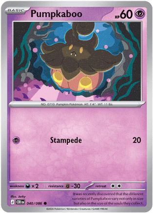 Pumpkaboo 040 ME04 Chaos Rising - Common