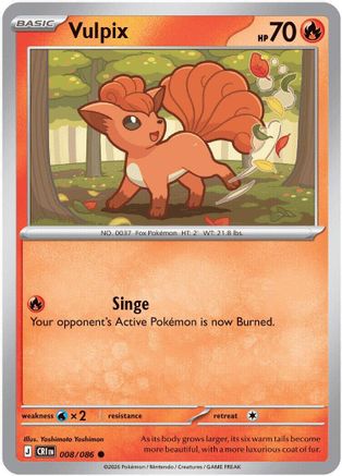 Vulpix 008 ME04 Chaos Rising - Common