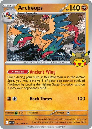 Archeops 051 - Holofoil ME Mega Evolution Promo - Promo