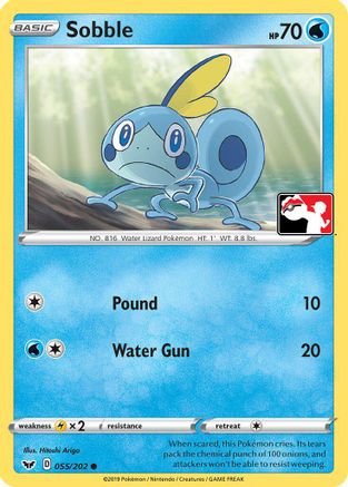 Sobble (Library Exclusive) 055 - Reverse Holofoil Miscellaneous Cards & Products - Common