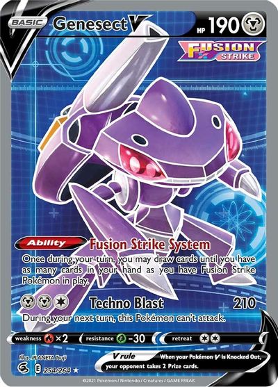 Genesect V - 254/264 - Full Art Ultra Rare