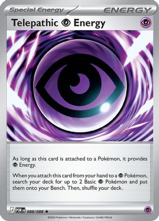 Telepathic Psychic Energy 088/088 Deck Exclusives - Rare