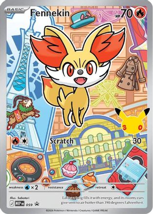 Fennekin 059 - Holofoil First Partner Collection 2026 - Promo