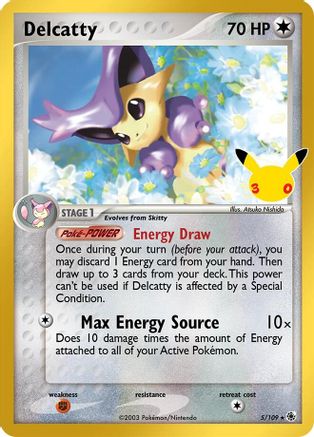 Delcatty 005/109 - Holofoil ME 30th Celebration Classic Collection - Classic Collection