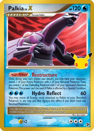 Palkia LV.X 106/106 - Holofoil ME 30th Celebration Classic Collection - Classic Collection