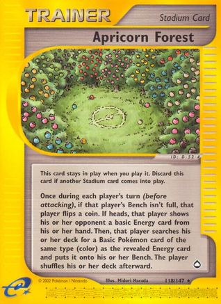 Apricorn Forest 118 Aquapolis - Rare