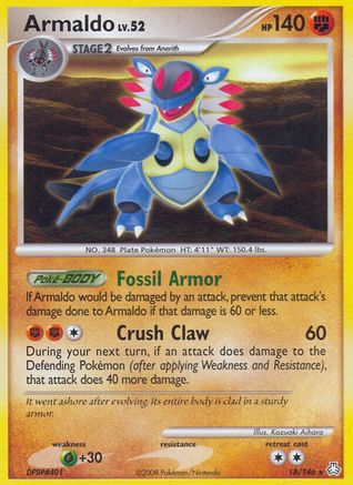 Armaldo 018 Legends Awakened - Rare
