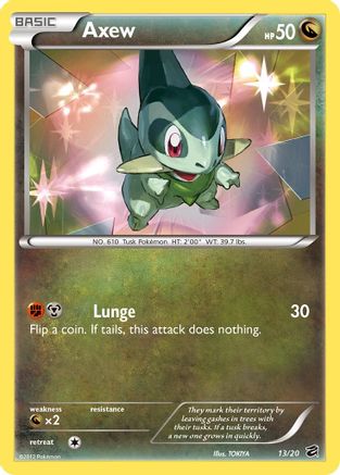 Axew (13) 013 - Holofoil Dragon Vault - Holo Rare
