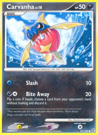 Carvanha 081 - Reverse Holofoil Secret Wonders - Common
