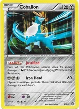 Cobalion BW72 - Holofoil Black and White Promos - Promo